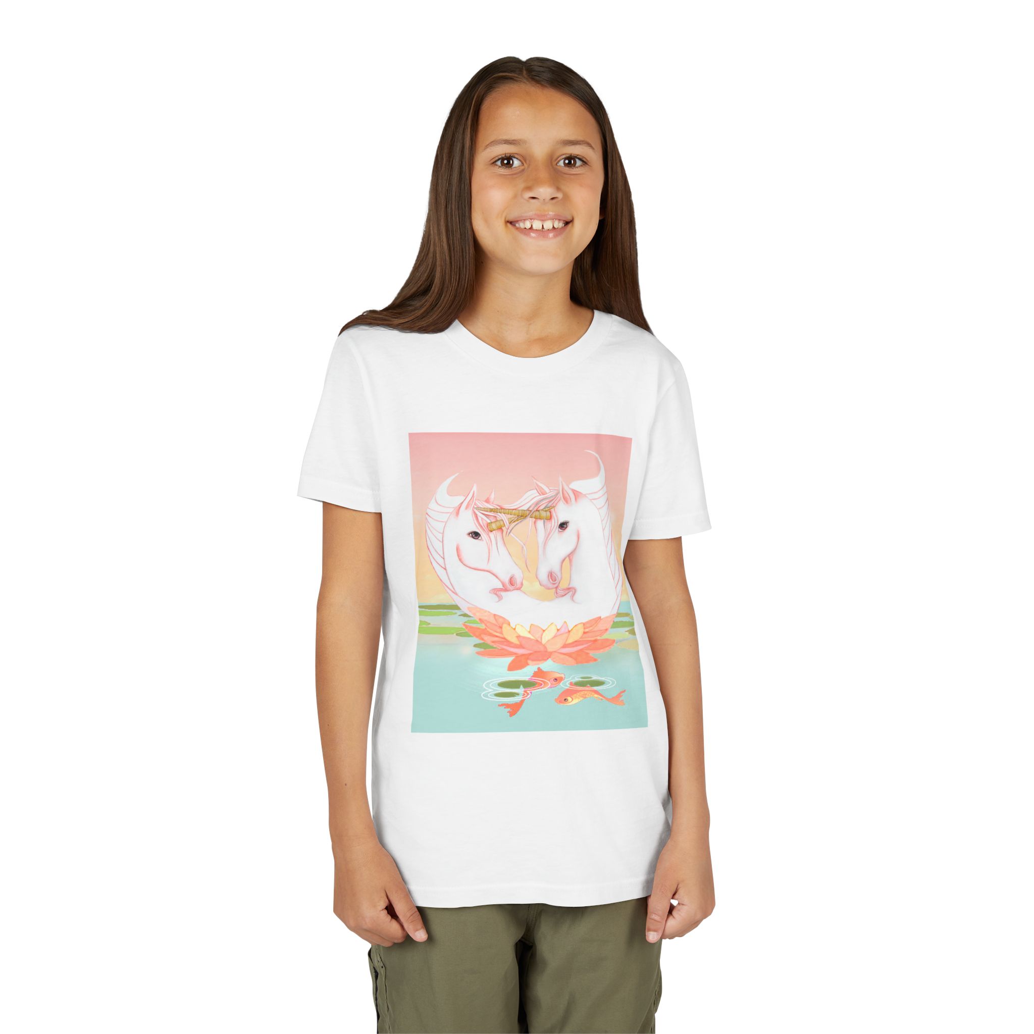 Unicorn Artist Original Art Unicorn 'Pinks'  T-Shirt for Kids!